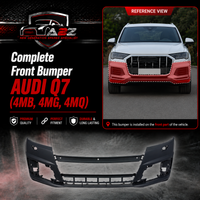 Complete Front Bumper 4M0807065D Compatible With AUDI Q7 (4MB, 4MG, 4MQ) Tag N0.117