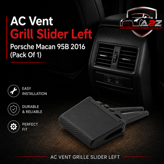 Ac Vent Grille Slider Left 95B819701 & Right 95B819702 & Center 95B819110 Compatible With  Porsche Macan 95B 2016 (Pack Of 1)