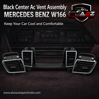 Black Center Ac Vent Assay (Small) 1668300054 Compatible With MERCEDES BENZ GL-CLASS W166 & GLS W166 & ML-CLASS W166
