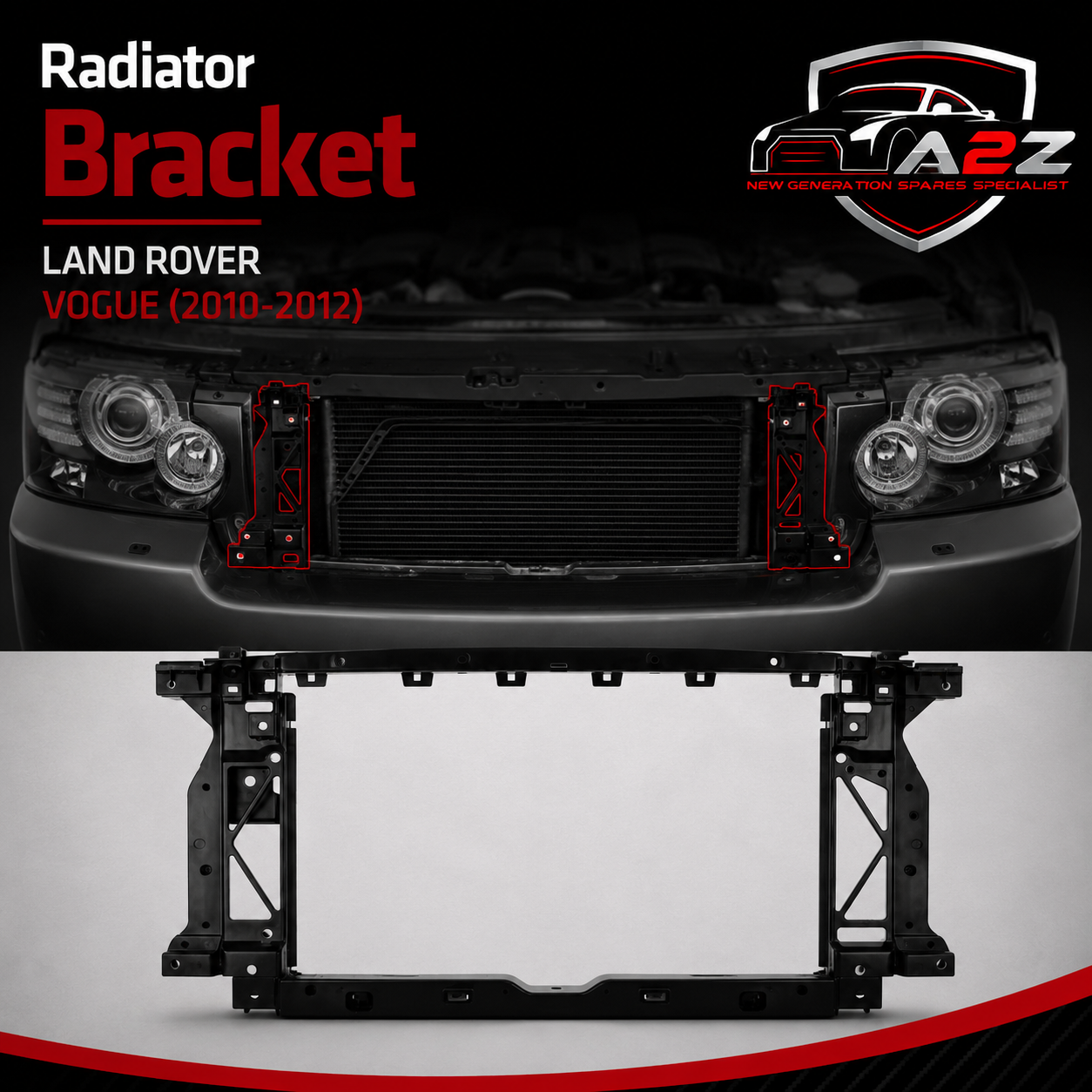 Radiator Bracket LR011041 Compatible With LAND ROVER VOGUE (2010-2012)