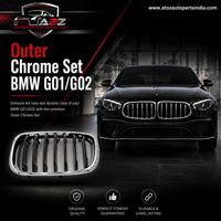 Outer Chrome Set Left 5113739465 & Right 5113739466 Compatible With BMW G01/G02 Tag No.86