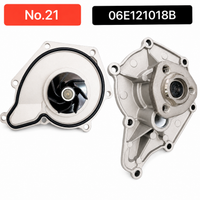 Water Pump 06E121018B 06E121018A 06E121005D 06E121005F 06E121005N 06E121008N Compatible With AUDI A4 A5 A6 A8 Q5 Q7 Tag-W-21