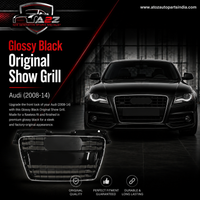Glossy Black Original Show Grill Compatible With Audi = TT (2008-14) Tag No.281