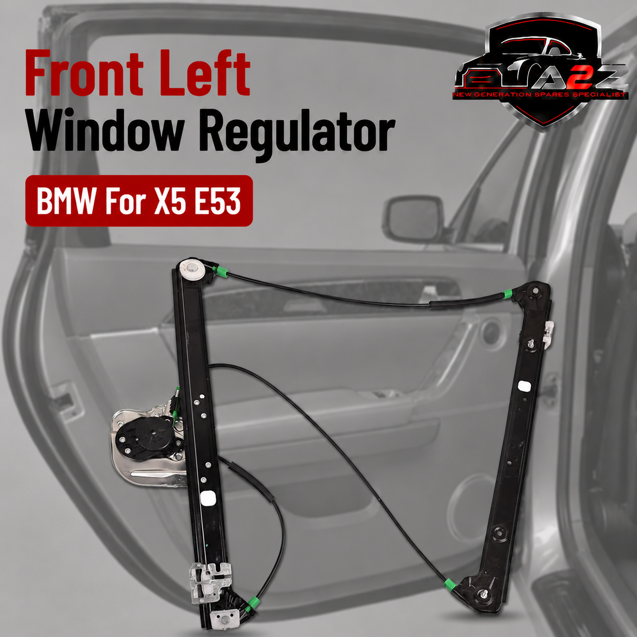 Front Left Window Regulator 51338254911 Compatible With BMW For X5 E53