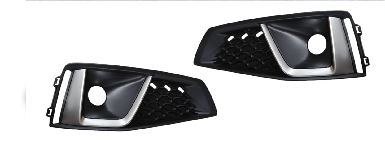 Fog Lamp Cover Set Left 8W0807681J & Right 8W0807682J Compatible With Audi A4 (2016-19) Tag No.24