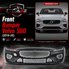 Front Bumper 30796263 Compatible With Volvo S60 (2019-25)