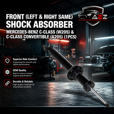 Front (Left & Right Same) Shock Absorber 2053200130 24241304 A2053200130 A24241304 Compatible With MERCEDES-BENZ C-CLASS (W205) & C-CLASS Convertible (A205) (1PCS)