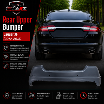 Rear Upper Bumper C2Z14002XXX Compatible With Jaguar XF (2012-2015) Tag No.302