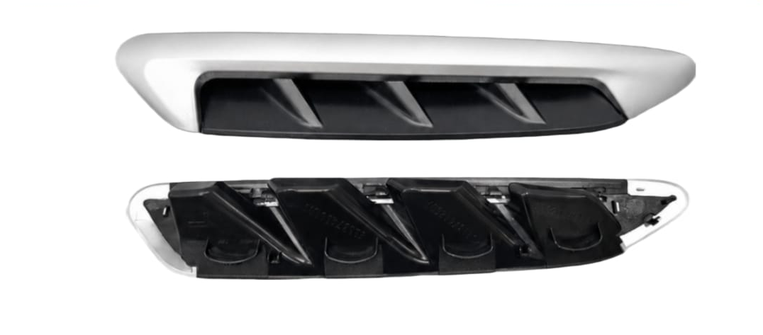 Front Fender Chrome Set Left 51137418605 & Right 51137418606 Compatible With BMW X3 G01 (2018-2025) Tag No.308