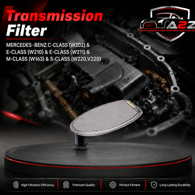 Transmission filter A1402770095 & E87H D153 & HX81/1D 1402770095 1402710060 1402710080 Compatible With MERCEDES-BENZ C-CLASS (W202) & E-CLASS (W210) & E-CLASS (W211) & M-CLASS (W163) & S-CLASS (W220,V220) Tag : 141