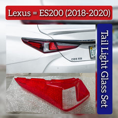 Tail Light Glass Compatible With Lexus ES200 (2018-2020)