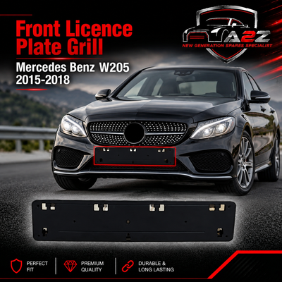 Front Licence Plate Grill 2058801644 Compatible With Mercedes Benz W205 2015-18 Tag No.349