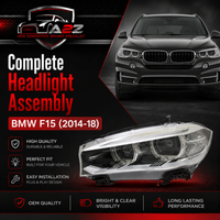 Complete Headlight Set Left 63117317101 & Right 63117317102 Compatible With BMW F15 2014-2018
