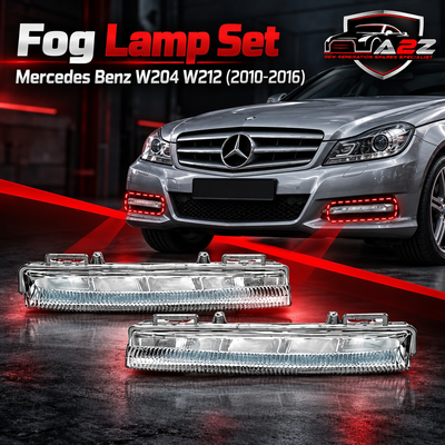 Fog lamp Set Left 2049068900 & Right 2049069000 Compatible With Mercedes Benz W204 W212 (2010-2016) Tag No.101