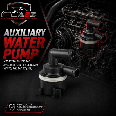 Auxiliary Water Pump WPS7012 5N0965561A Compatible With VW JETTA IV (162, 163, AV3, AV2) | JETTA / CLASICO | VENTO, PASSAT B7 (362) (CONTINENTAL)