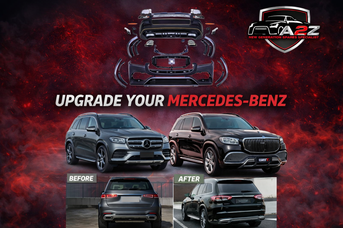 A To Z Compatible With Mercedes Benz Gls W167 X167 (2019-2024) Upgraded Facelift Body Kit Bumper Maybach Style CC-4962 (Shipping Cost Not Included In Price)