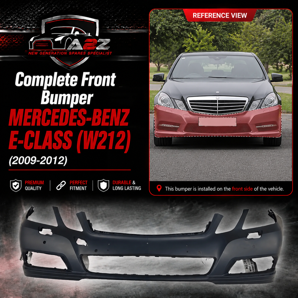 Complete Front Bumper A2128801540 2128801540 Compatible With MERCEDES-BENZ E-CLASS (W212) (2009-2012) Tag No.291