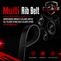 Multi Rib Belt 7PK2045 A003993009 Compatible With MERCEDES-BENZ E-CLASS (W212) GL-CLASS (X166) GLS-CLASS (X166) (CONTINENTAL)