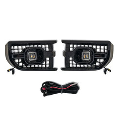 LED Fog Lamp Cover Set Compatible With Land Rover Defender L663 (2020-2024)