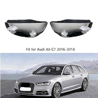 Front Headlight Glass Compatible with  Audi A6 C7 2011-14.