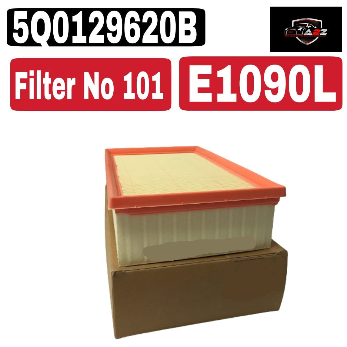 Air Filter E1090L & 5Q0129620B & LX3502 5Q0129620D 5QD129620A Compatible With AUDI A3 Q3 TT Tag : 101