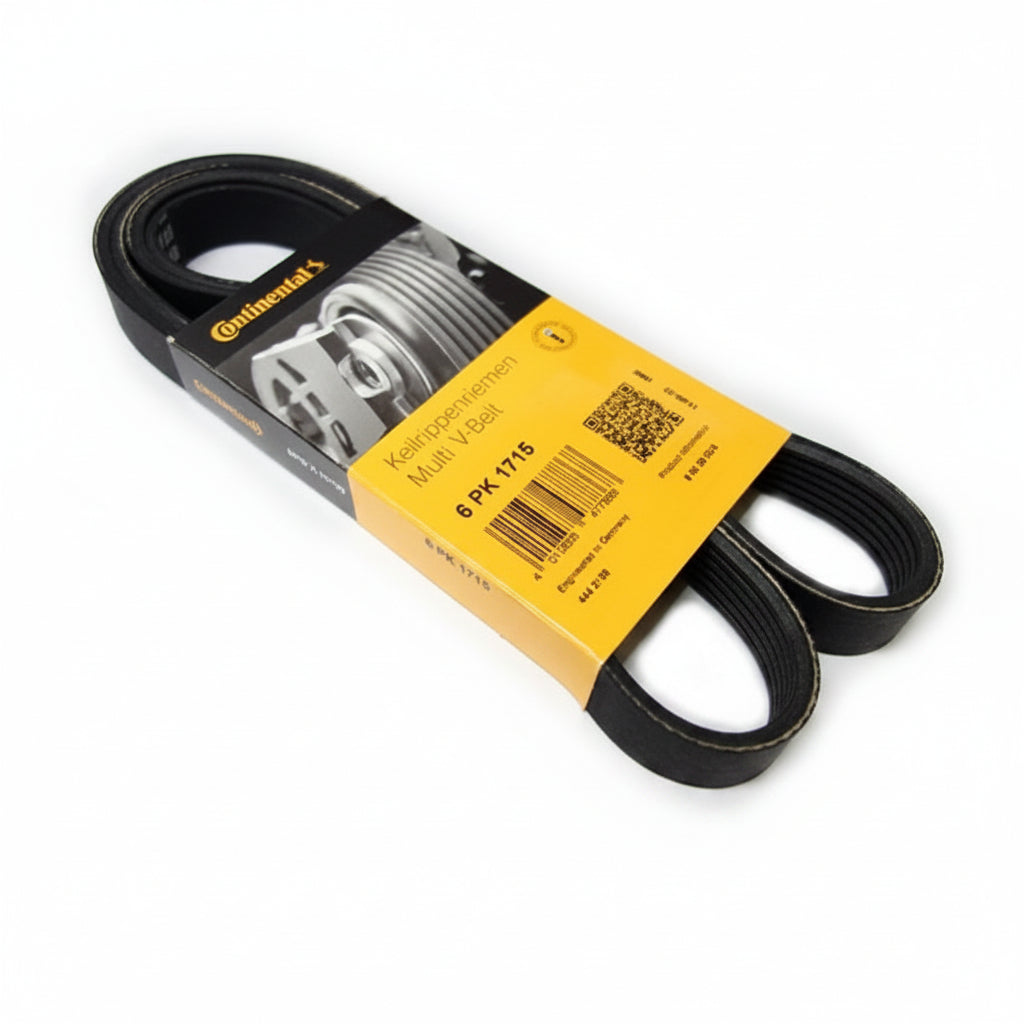 Multi Rib Belt 6PK1715 11288573252 11287649371 11288479475 11288573253  Compatible With MINI MINI (F55) | MINI / COOPER, MINI (F56) | MINI / COOPER (CONTINENTAL)