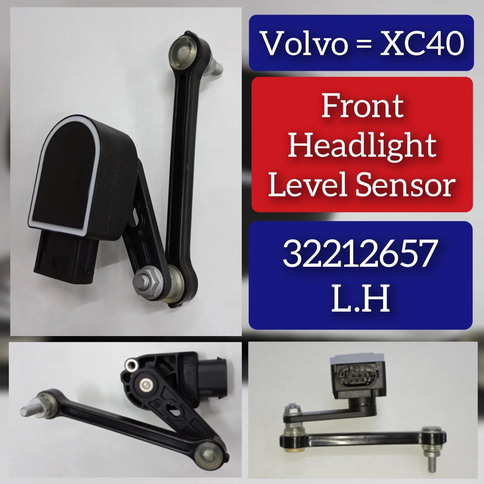 Front Left  Headlight Level Sensor 32212657 Compatible With Volvo XC40