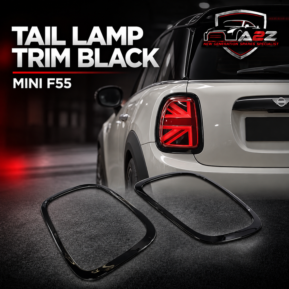 Tail Lamp Trim Black Left 63217464171 Right 63217464172 Compatible With MINI (F55) | MINI / COOPER & MINI (F56) | MINI / COOPER & MINI Convertible (F57) | MINI / COOPER