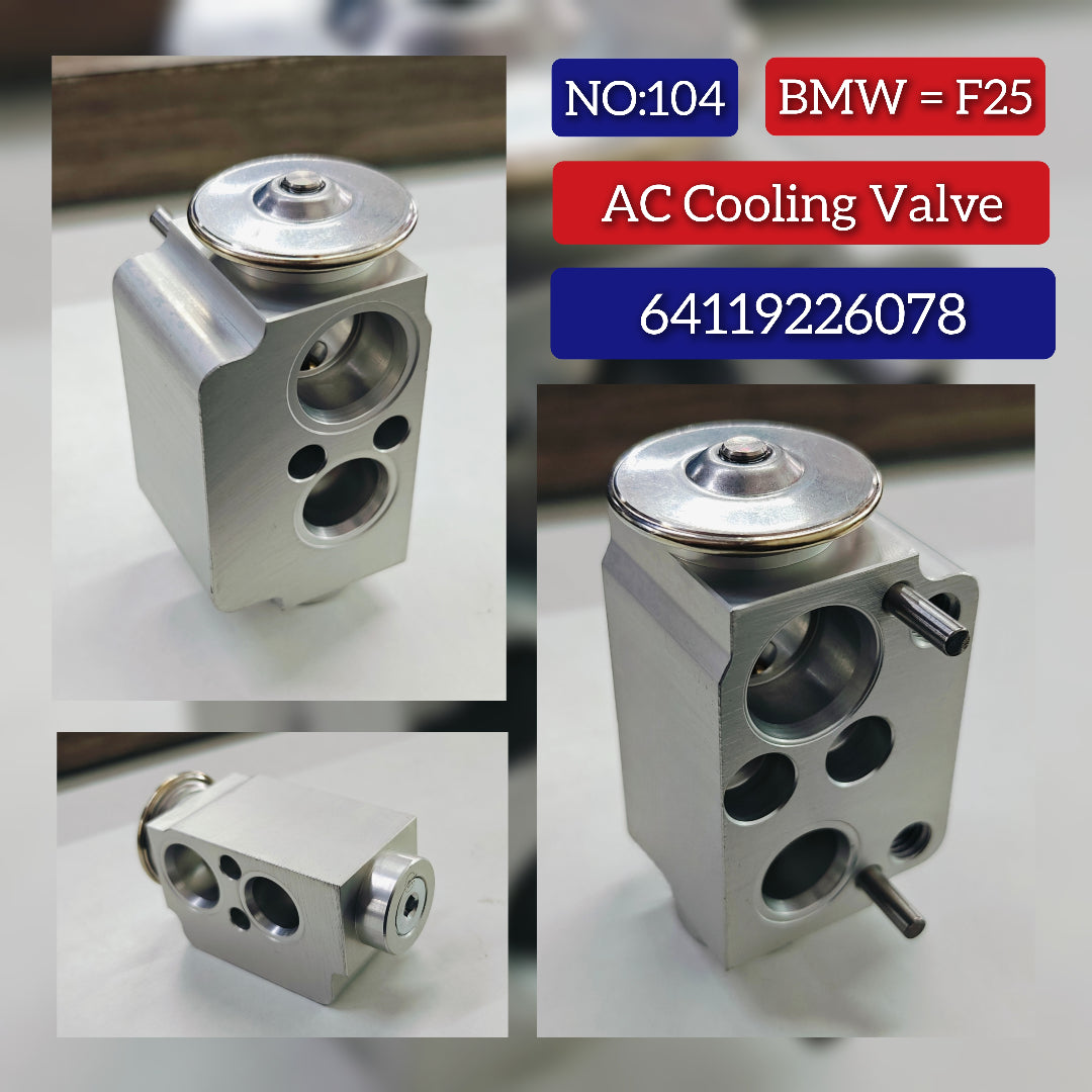 AIR CONDITIONING EXPANSION VALVE 64119226078 64116934406 64116981484 64119182512 Compatible with BMW 3 Series (E90) & X1 (E84) & X3 (F25)