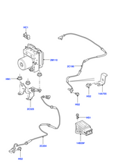 ABS Wheel Speed Sensor SSB500090 SSB500092 Compatible With LANDROVER & Range Rover FREELANDER 2 (L359) | LR2