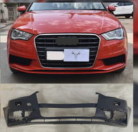 Front Bumper With 2 Sensor Hole 8V5807065A Compatible With AUDI A3 (2013-2015) TAG No:3A