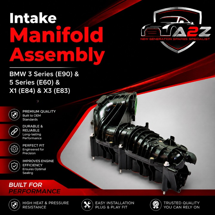 Intake Manifold Assembly 11618507239 11617811214 Compatible With BMW 3 Series (E90) & 5 Series (E60) & X1 (E84)  & X3 (E83)