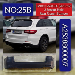 Rear Upper Bumper 2 Sensor Hole A2538800007 Compatible With MERCEDES-BENZ  GLC (X253) Tag No.25B