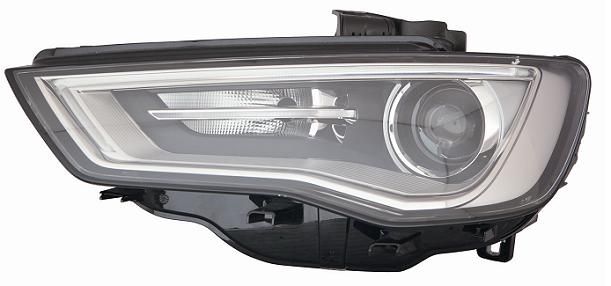Headlight Headlamp Left 8V0941005C & Right 8V0941006C 8V0941043M 8V0941005C 8V0941043C (With Blaster) Compatible With AUDI A3 (2012-2015) Tag No.166