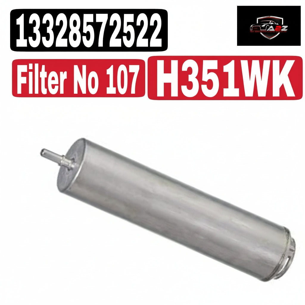 Fuel Filter H351WK & 13328572522 & KL736/1D 13328511053 Compatible With BMW1 (F20) 1 (F21) & 3 (F30, F80)  & 3 Gran Turismo (F34) & MINI COUNTRYMAN (R60) Tag : 107