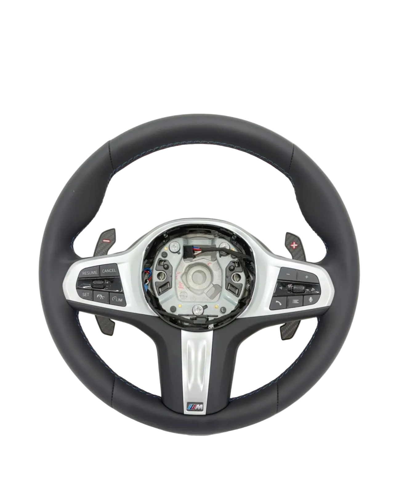 BMW Round Steering Wheel (Leather) Compatible With BMW G30