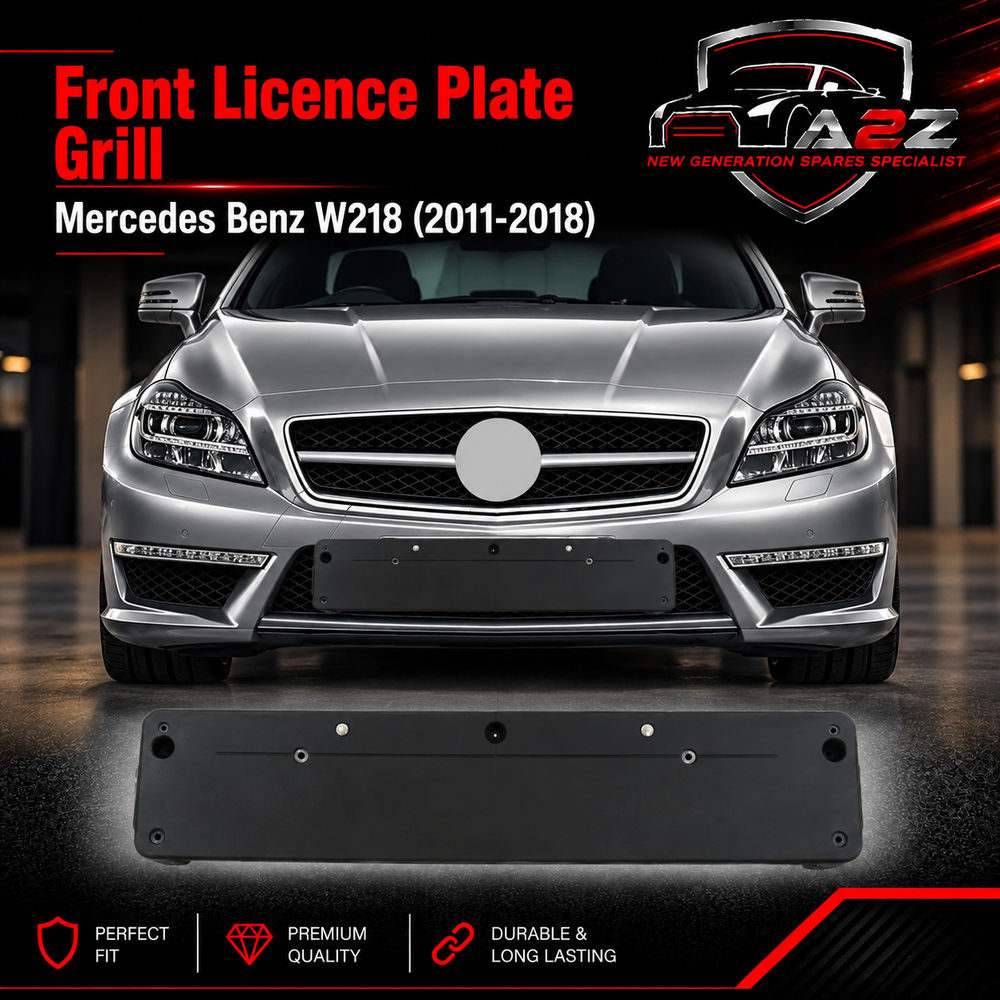 Front Licence Plate Grill 2188853281 Compatible With Mercedes Benz W218 (2011-18) Tag No.357