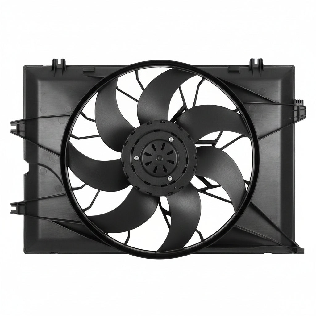 Engine Radiator Cooling Fan Assembly 2215000493 Compatible With MERCEDES-BENZ S-CLASS (W221, V221)
