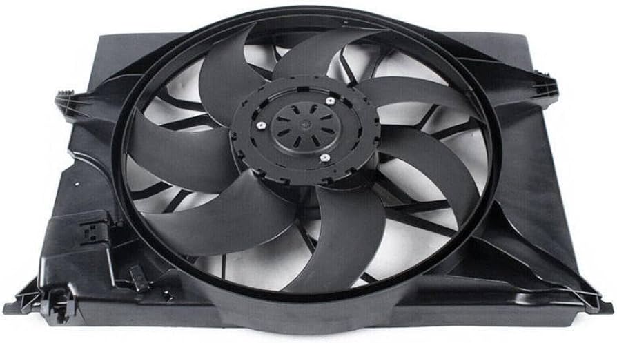 Engine Radiator Cooling Fan Assembly 2215000493 Compatible With MERCEDES-BENZ S-CLASS (W221, V221)