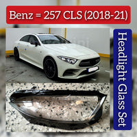 Front Headlight Glass Compatible With MERCEDES BENZ CLS C257 (2018-2021)