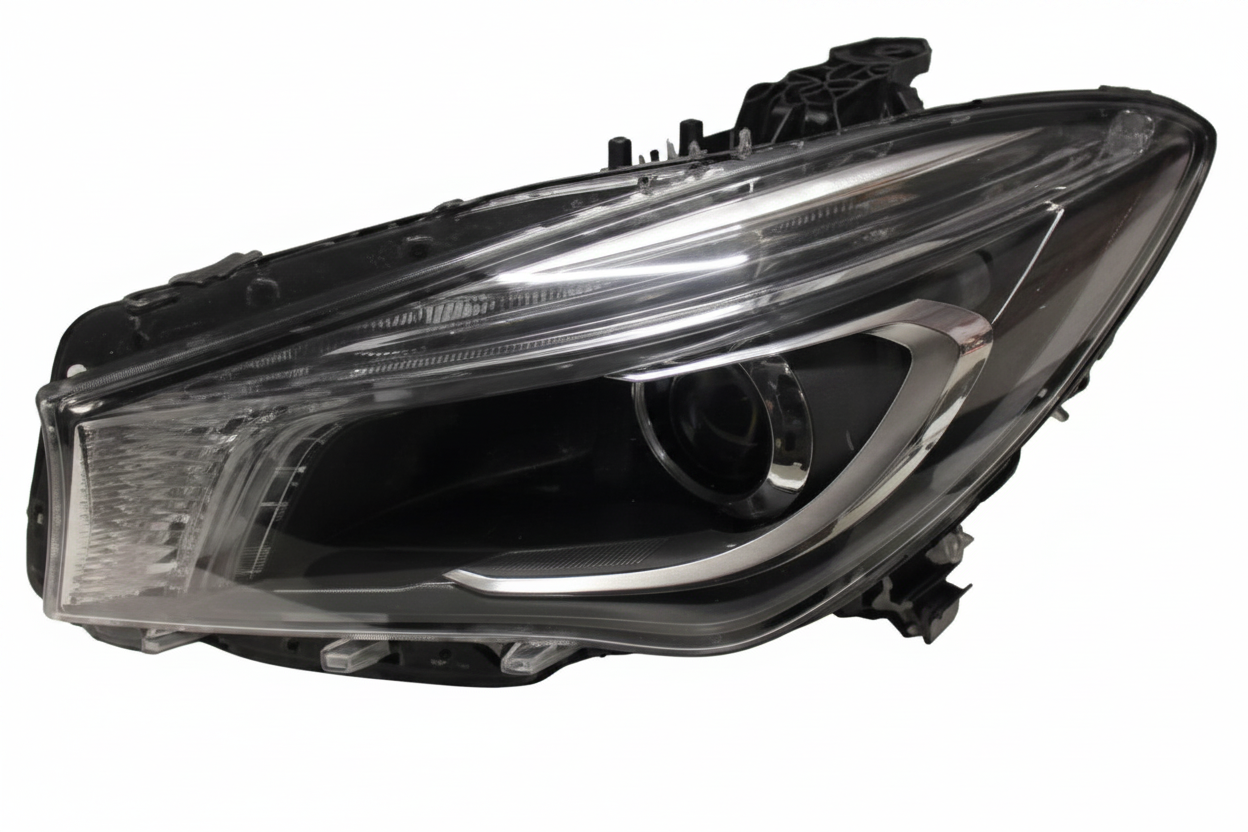 Headlight Headlamp Left A1179065100 & Right A1179065200 (Without Blaster) Compatible With MERCEDES-BENZ CLA (W117) 2014-2017