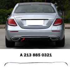 Rear Bumper Chrome 2138850321 Compatible With MERCEDES BENZ E-CLASS W213 2017-2020