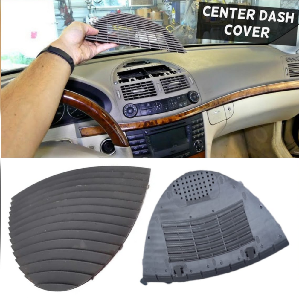 Black Speaker Cover (Center Dash Cover) 2118300054 Compatible With Mercedes Benz E-Class W211