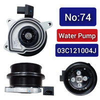 Water Pump 03C121004J 03C121004C 03C121004D 03C121004E 03C121004G Compatible With VW Beetle Golf Jetta EOS Tiguan CC & Skoda Fabia & Audi A1 Tag-W-74