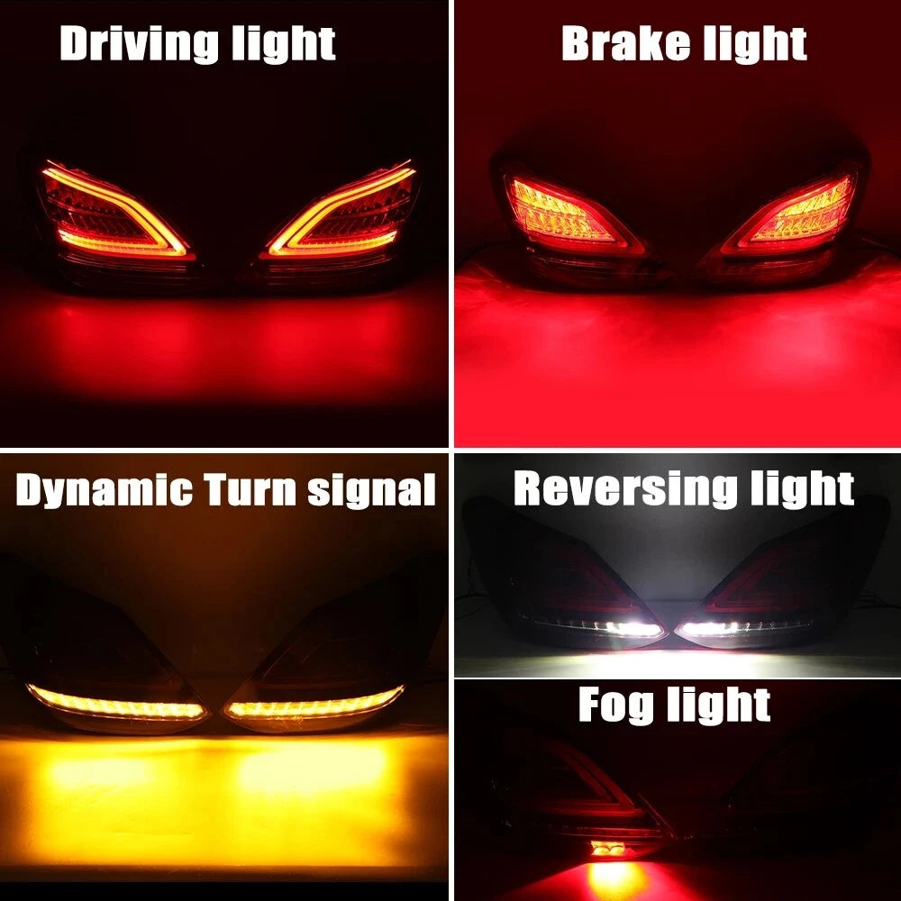 Upgrade Complete Tail Light Assy Set (Upgrade Normal To LED Upgrade) Plug And Play No Need To Change Bumper Compatible With Mercedes Benz W205 (2015-18) Tag No.7