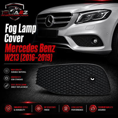 Fog Lamp Cover Left 2138851500 & Right 2138851600 A2138851500 Compatible With Mercedes Benz (W213) E-Class (2016-2019) Tag No.355
