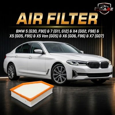 Air Filter E1346L & 13718577170 & LX4635 13718691835 Compatible With BMW 5 (G30, F90) & 7 (G11, G12) & X4 (G02, F98) & X5 (G05, F95) & X5 Van (G05) & X6 (G06, F96) & X7 (G07)  Tag : 153
