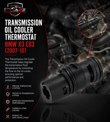 Transmission Oil Cooler Thermostat  17113438717 3438717 Compatible with BMW X3 E83 Tag No.102