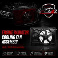 Engine Radiator Cooling Fan Assembly 31319166 Compatible With VOLVO  V40 Hatchback (525)