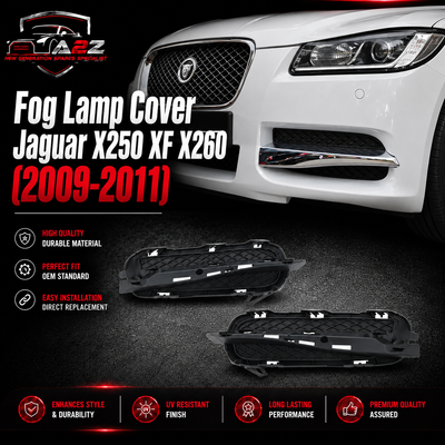 Fog Lamp Cover Left C2Z3837 Right C2Z3836 Compatible With Jaguar  XF I (X250)  XF II (X260) Tag No.606 (2009-2011)